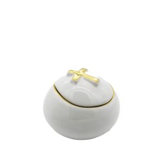 Mini kerámia urna kereszttel Mini kerámia urna kereszttel