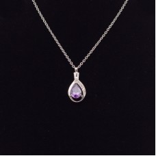 Kegyeleti ékszer lila kristály Kegyeleti ékszer lila kristály