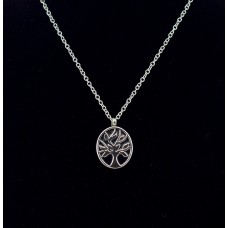 Kegyeleti ékszer ovális életfa mintával Kegyeleti ékszer ovális életfa mintával