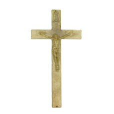 Feszület fém öntött arany színben Feszület fém öntött arany színben