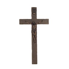 Feszület fém öntött bronz színben Feszület fém öntött bronz színben