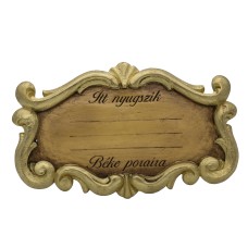 Fejfatábla fautánzatú rusztikus Fejfatábla fautánzatú rusztikus