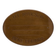 Fejfatábla fa ovális Fejfatábla fa ovális