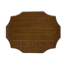 Fejfatábla fa szögletes Fejfatábla fa szögletes