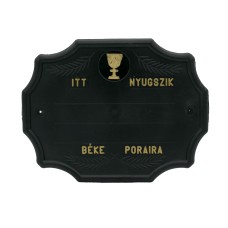 Fejfatábla műanyag szögletes református Fejfatábla műanyag szögletes református