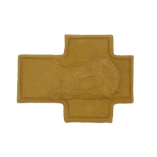 Fautánzatú koporsó dísz Jézus fej kereszten Fautánzatú koporsó dísz Jézus fej kereszten