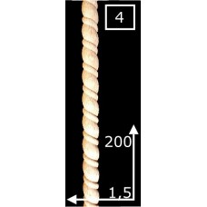 Koporsó díszítő léc kötél NR4