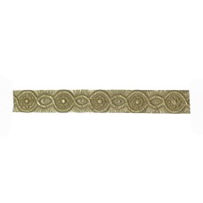 Fólia dísz nógrádi gyöngy arany 2cm széles Fólia dísz nógrádi gyöngy arany 2cm széles