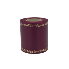 Koszorúszalag szatén mintás 10cm széles bordó Koszorúszalag szatén mintás 10cm széles bordó