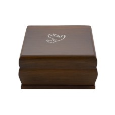 Urna fa Budapest galamb strasszkő mintával barna színben Urna fa Budapest galamb strasszkő mintával barna színben