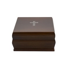 Urna fa Budapest kereszt strasszkő mintával barna színben Urna fa Budapest kereszt strasszkő mintával barna színben