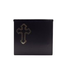 Urna fém iker fekete kereszt mintával Urna fém iker fekete kereszt mintával