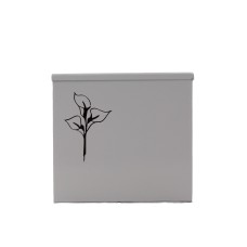 Urna fém iker fehér kála mintával Urna fém iker fehér kála mintával