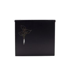 Urna fém iker fekete kála mintával Urna fém iker fekete kála mintával