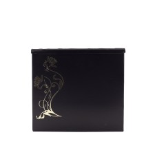 Urna fém iker fekete írisz mintával Urna fém iker fekete írisz mintával