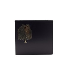 Urna fém iker fekete szomorúfűz mintával Urna fém iker fekete szomorúfűz mintával