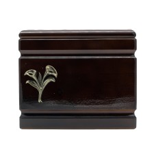 Urna fa iker kála fémrátéttel barna színben