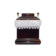 Urna fa négyszög barna színben Urna fa négyszög barna színben