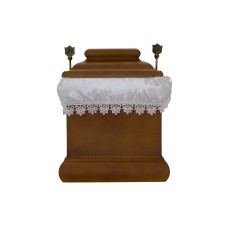 Urna fa négyszög matt barna színben Urna fa négyszög matt barna színben