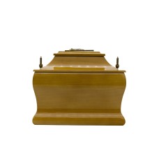 Urna fa pagoda kereszt fémrátéttel natúr színben Urna fa pagoda kereszt fémrátéttel natúr színben