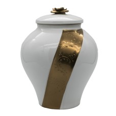 Urna amfora arany rózsás Urna amfora arany rózsás