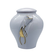 Urna amfora kálás fehér Urna amfora kálás fehér