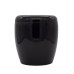 Urna kerámia mázas fekete