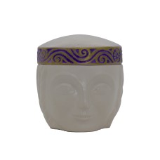 Mini urna kerámia Kákonyi női fej Mini urna kerámia Kákonyi női fej