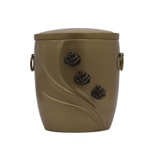 Urna kompozit ívelt arany rózsás Urna kompozit ívelt arany rózsás