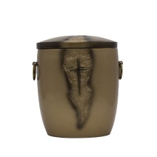 Urna kompozit hasadék arany keresztes Urna kompozit hasadék arany keresztes