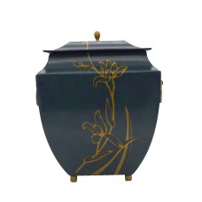 Urna kompozit mélyzöld márvány orchidea Urna kompozit mélyzöld márvány orchidea