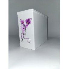 Urna fém egyedi képpel díszítve Urna fém egyedi képpel díszítve